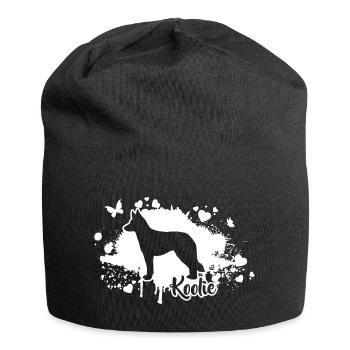 Koolie Chiens Race de chien Wilsigns - Bonnet en jersey - noir - Devant