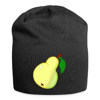 PEAR - BIRNEN sind verdammt GEIL - Jersey-Beanie - Schwarz - Vorne