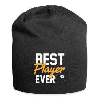 Best Player Ever Billard - Jersey-Beanie - Schwarz - Vorne