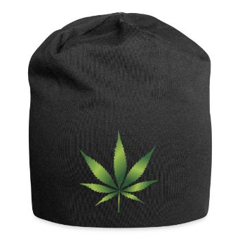 herbes thym romarin persil origan aneth - Bonnet en jersey - noir - Devant