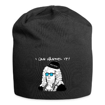 I Can not Deal It Do not Worry - Music Nerds! - Jersey Beanie - black - Front
