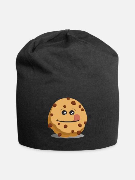 Keks Kekse Cookie Schokolade Teigwaren Gebäck - Jersey-Beanie - Schwarz