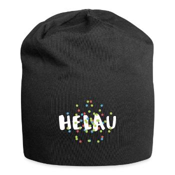 Confetti Helau Carnival Greeting Fool's Call Carnival - Jersey Beanie - black - Front