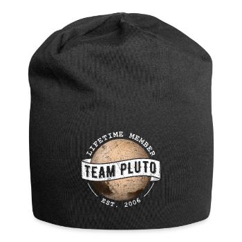 Team Pluto Geschenk - Jersey-Beanie - Schwarz - Vorne