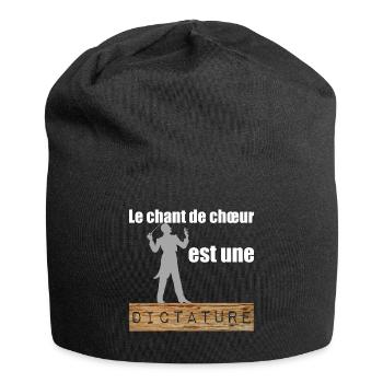 Chef de chœr - cadeau T-Shirt chanson conducteur - Jersey-Beanie - Schwarz - Vorne