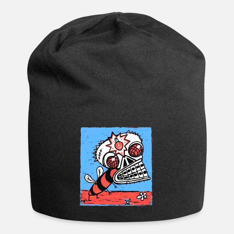 Insekt - Jersey-Beanie - Schwarz