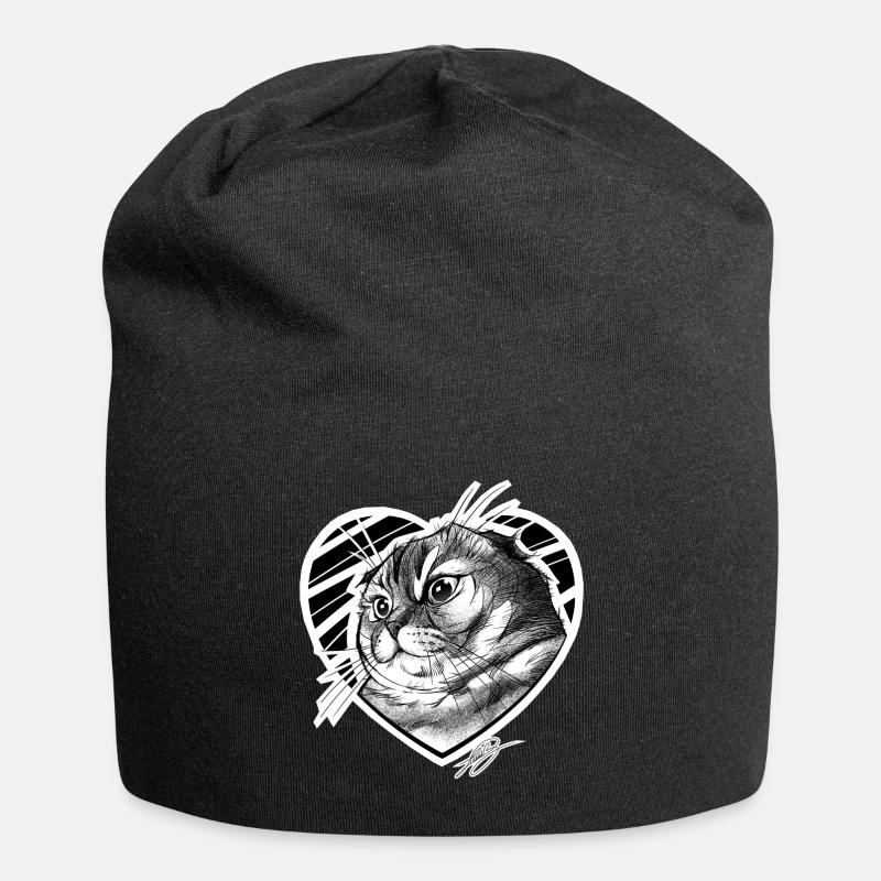 Die Crocreto Katze - Jersey-Beanie - Schwarz