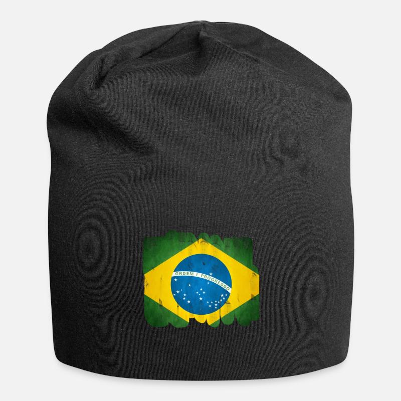 Brésil - Bonnet en jersey - noir