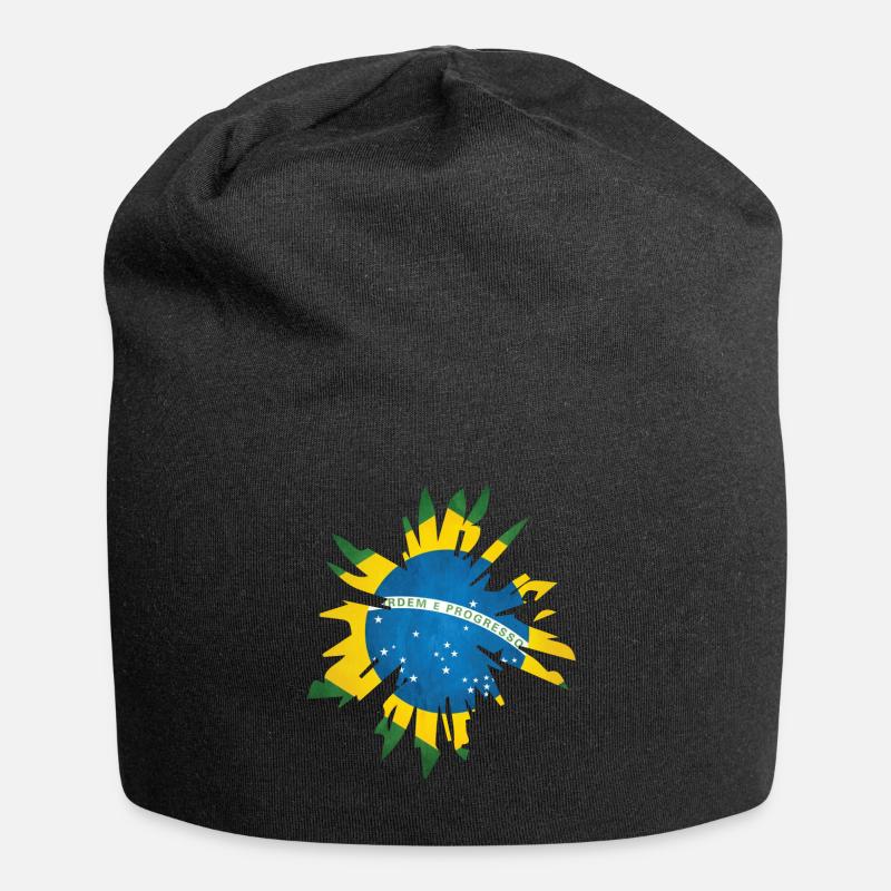 Brésil - Bonnet en jersey - noir
