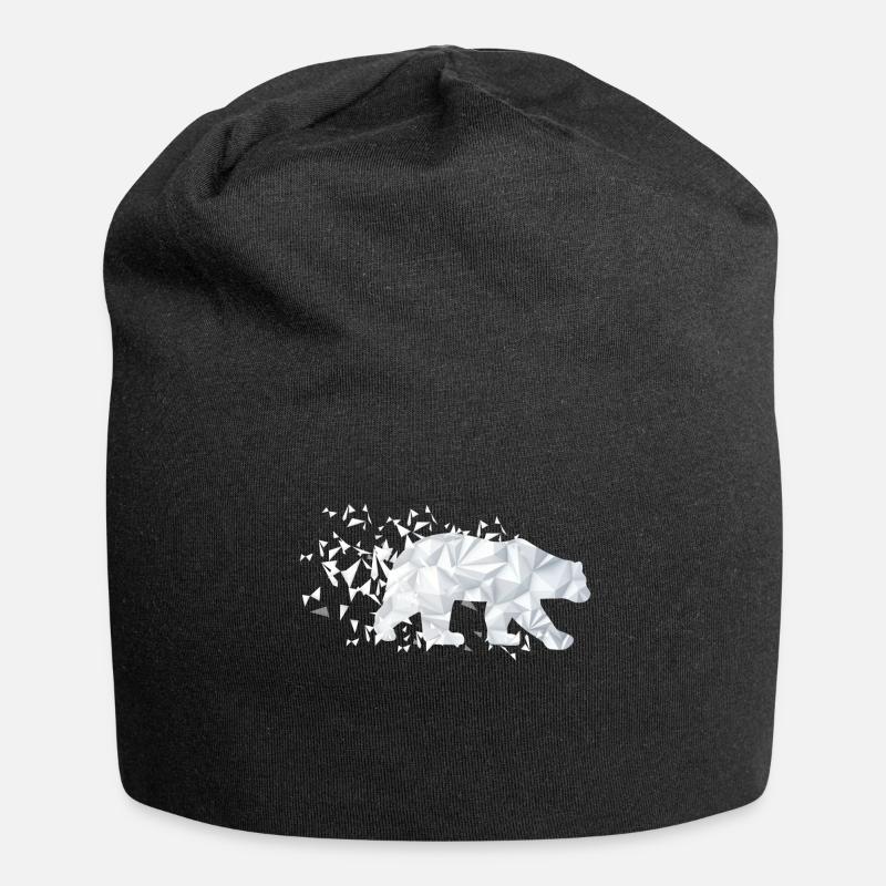 Eisbär Umwelt Klima - Jersey-Beanie - Schwarz