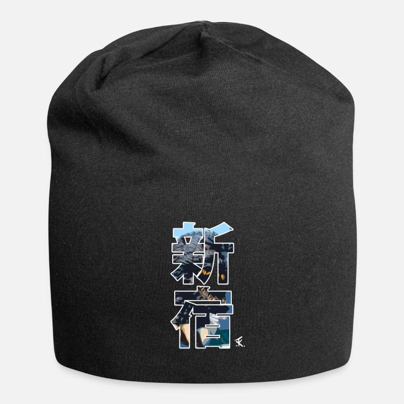 Tokyo Shinjuku - Bonnet en jersey - noir