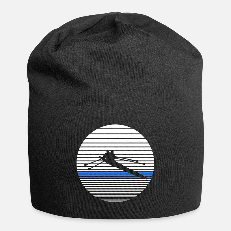 Rudern - Jersey-Beanie - Schwarz