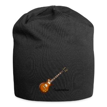 Guitar Shirt! Gift Gibson Idea - Jersey Beanie - black - Front