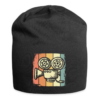 Video filmen - Jersey-Beanie - Schwarz - Vorne