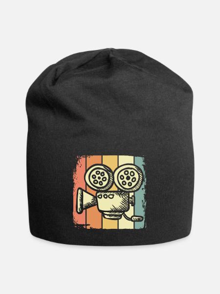 Video filmen - Jersey-Beanie - Schwarz