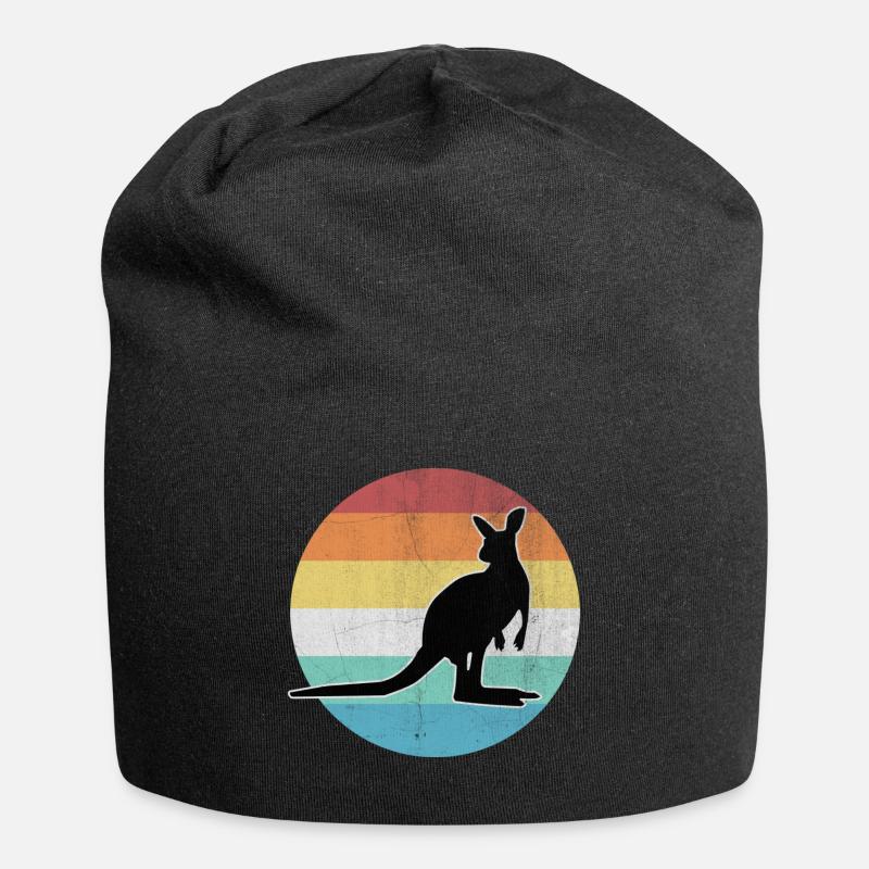 Kangaroo - Jersey-Beanie - Schwarz