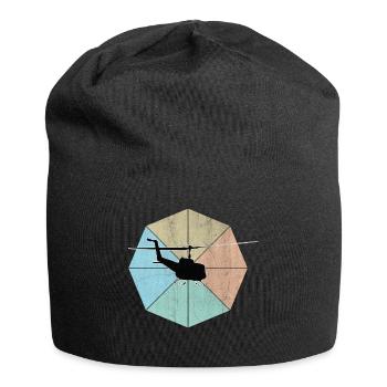helicopter - Jersey Beanie - black - Front