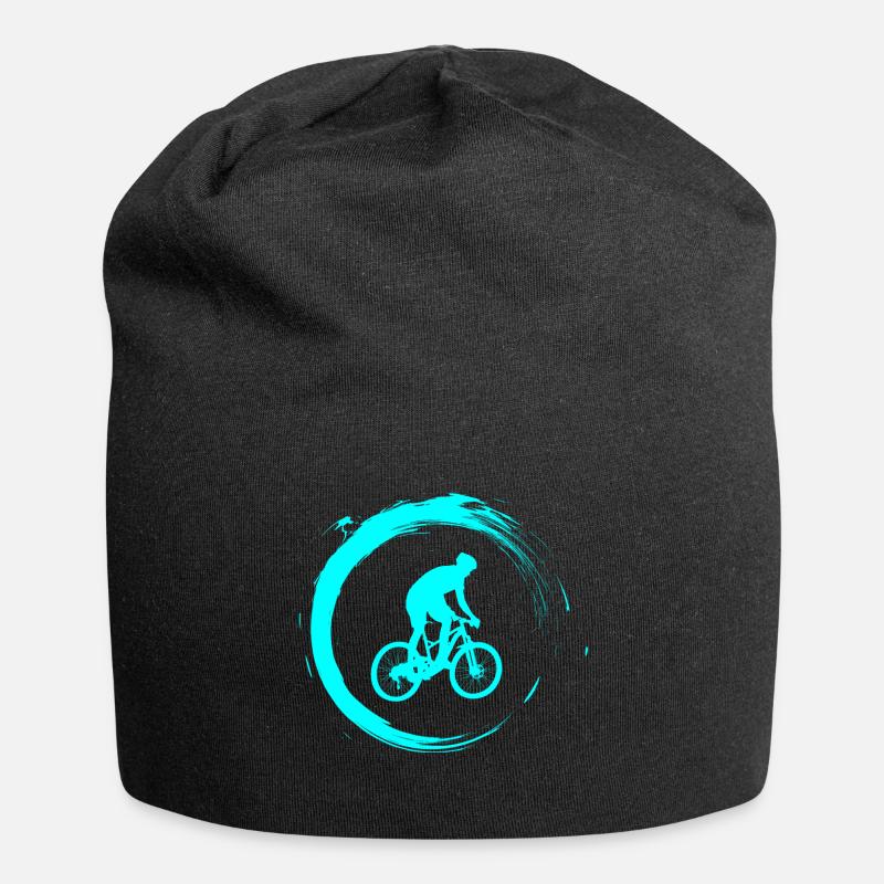 vtt - Bonnet en jersey - noir