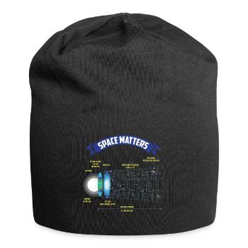 Cadeau Space Matters - Bonnet en jersey - noir - Devant