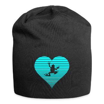 grenouille - Bonnet en jersey - noir - Devant