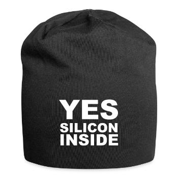 Yes Silicon Inside - Bonnet en jersey - noir - Devant