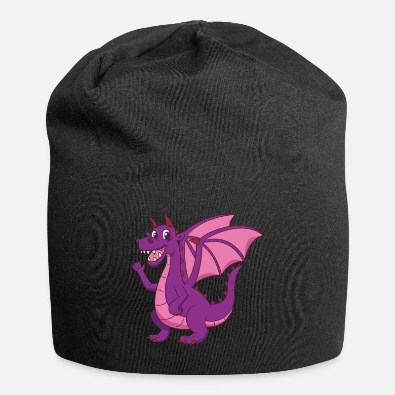 Mère dragon - Bonnet en jersey - noir