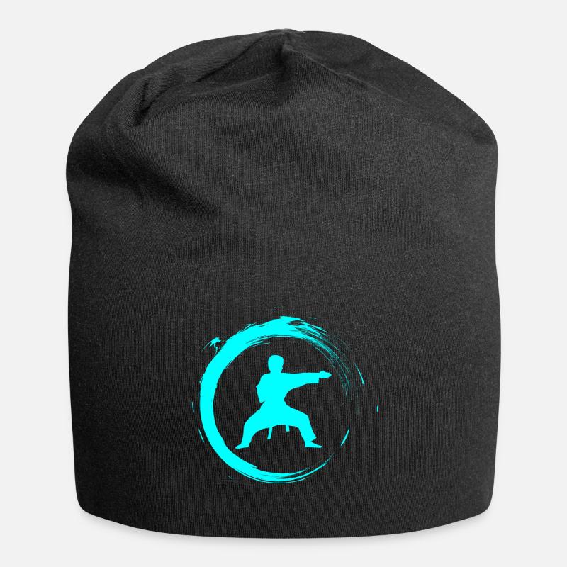 Karaté - Bonnet en jersey - noir