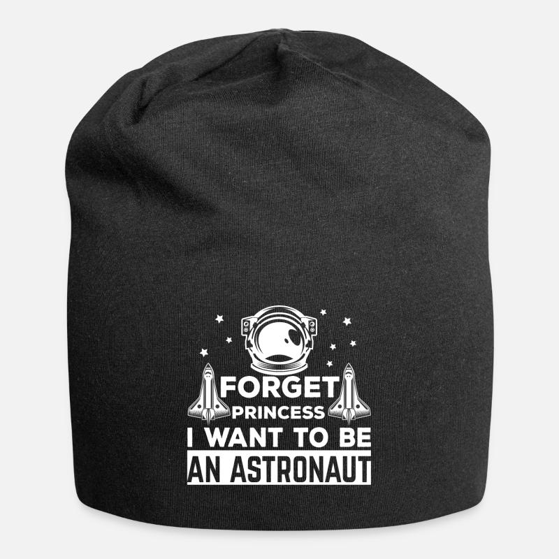 Astronaute fusée spatiale - Bonnet en jersey - noir