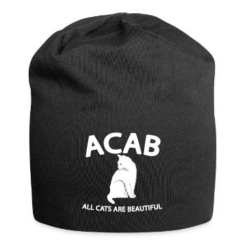 ACAB 1312 - Jersey-Beanie - Schwarz - Vorne