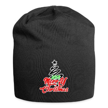 Christmas Christmas Christmas Christmas - Jersey Beanie - black - Front
