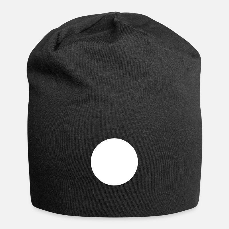 Punkt - Jersey-Beanie - Schwarz