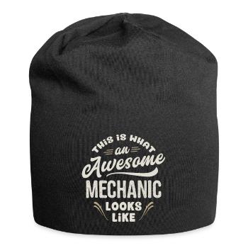 This Is What An Awesome Mechanic Looks Like - Jersey Beanie - black - Front