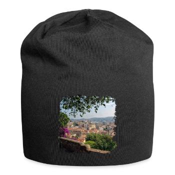 Cannes sur la Côte d’Azur - Bonnet en jersey - noir - Devant