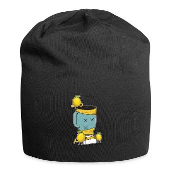 Die Zitronen Rache an dem Mixer - Jersey-Beanie - Schwarz - Vorne