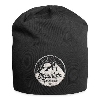 montagnes montagnes en plein air - Bonnet en jersey - noir - Devant