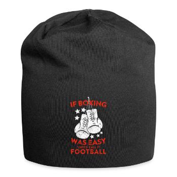 Football boxing - Jersey-Beanie - Schwarz - Vorne