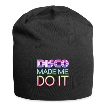 Disco made me do it Fever Nightlife Dancing Love - Jersey Beanie - black - Front