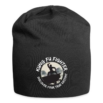 Kung Fu - Jersey-Beanie - Schwarz - Vorne