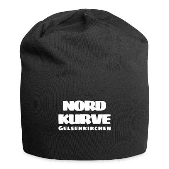 Cadeau de football de la courbe nord de Gelsenkirchen - Bonnet en jersey - noir - Devant