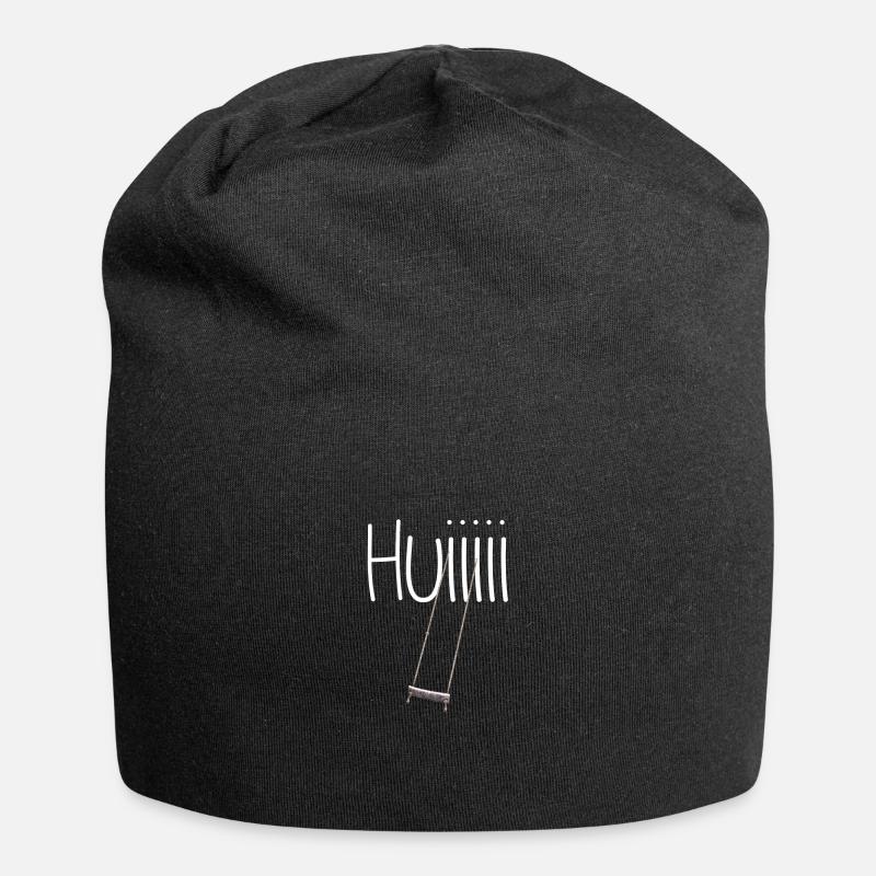 Schaukel - Jersey-Beanie - Schwarz