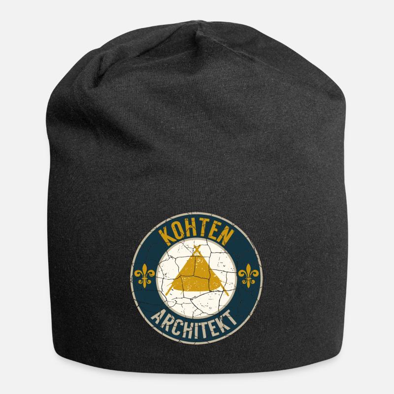 Badge d'architecte Kohten - Bonnet en jersey - noir