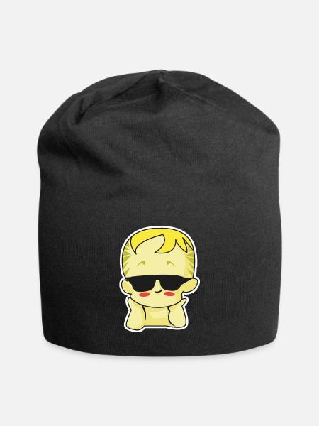 baby sunglasses blond - Jersey-Beanie - Schwarz