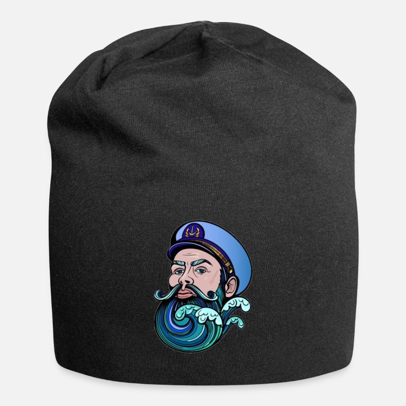 seemann - Bonnet en jersey - noir