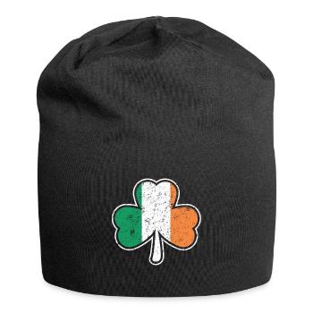 Trèfle irlandais - Bonnet en jersey - noir - Devant