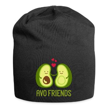 avocat - Bonnet en jersey - noir - Devant