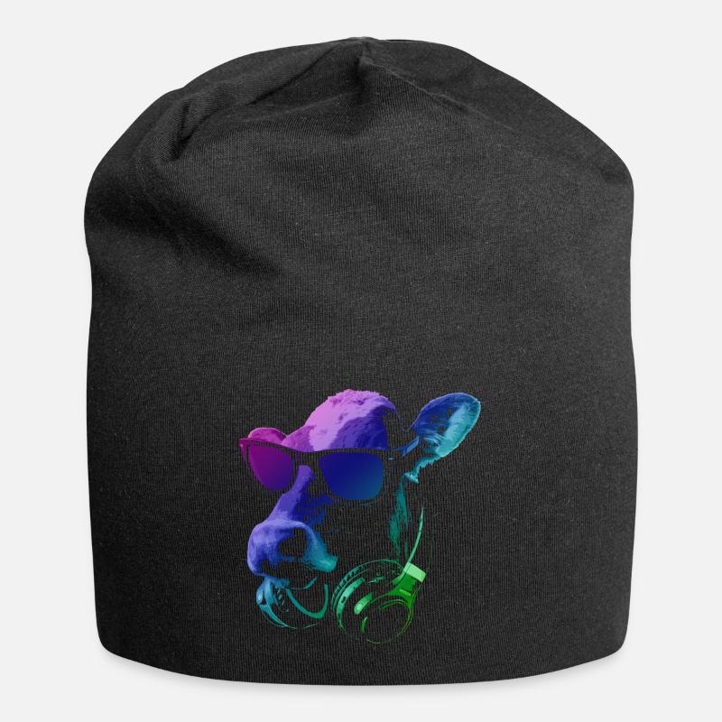 DJ COW - Jersey-Beanie - Schwarz