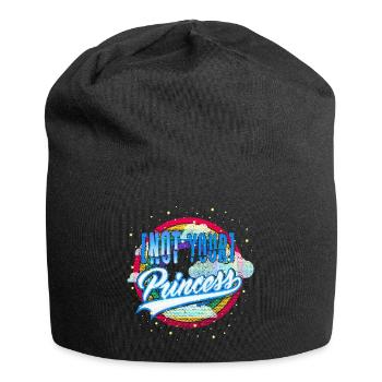Not your Princess (Rainbow) - Jersey Beanie - black - Front