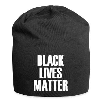Black Lives Matter - Jersey-Beanie - Schwarz - Vorne
