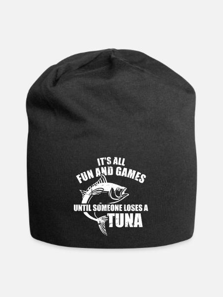Thunfisch - Jersey-Beanie - Schwarz
