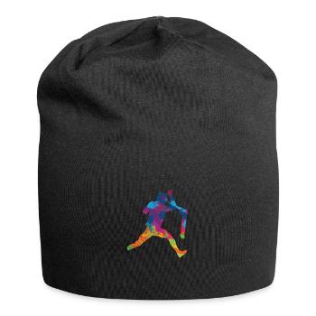 Scooter kick scooter stunts skatepark gift idea - Jersey Beanie - black - Front